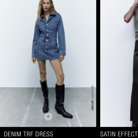 Zara Denim TRF Dress - Picture 3 of 3